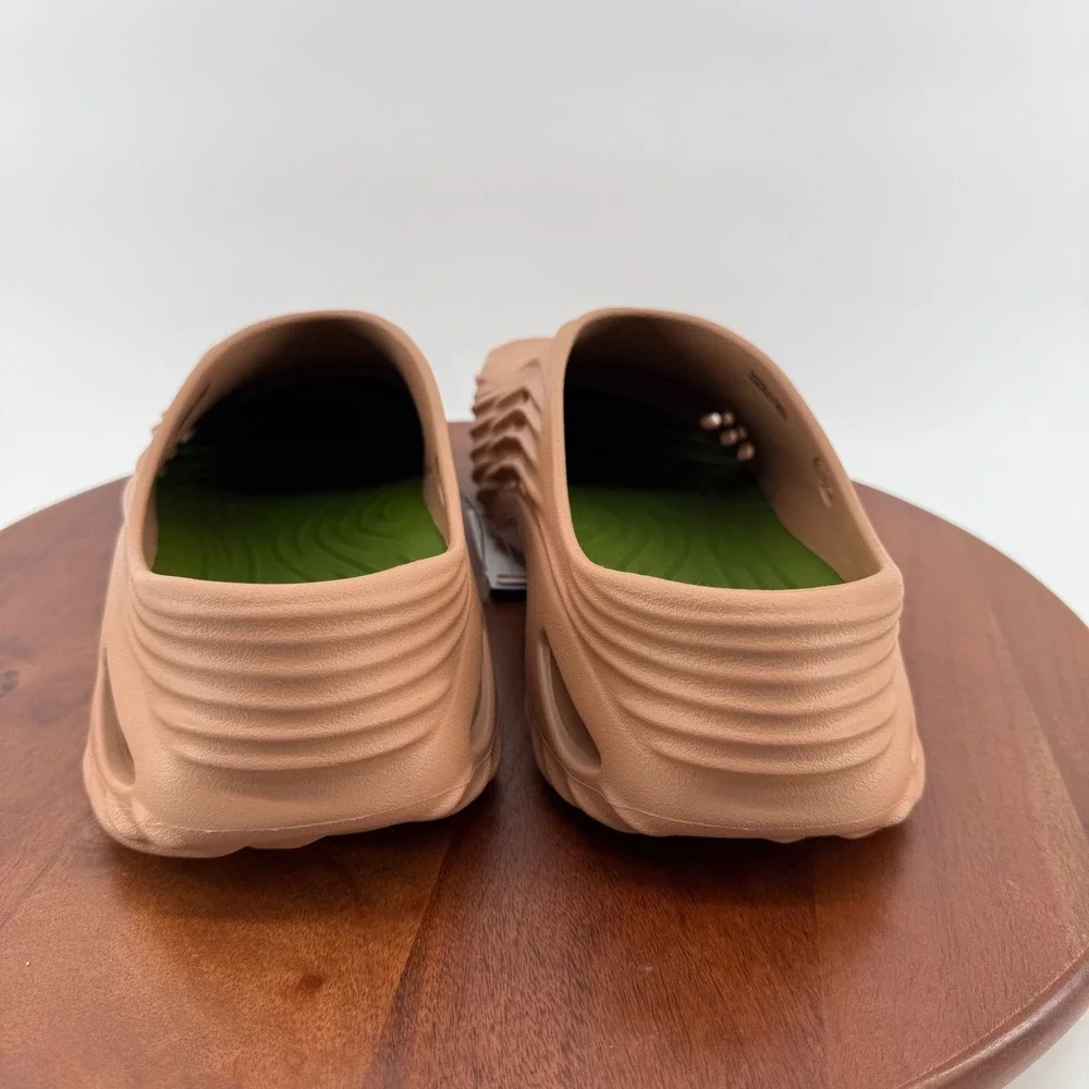 Crocs Echo Wave Mule Cork/Kiwi Sculpted Slip On Comfort Clog 210521-2CC Mens 12